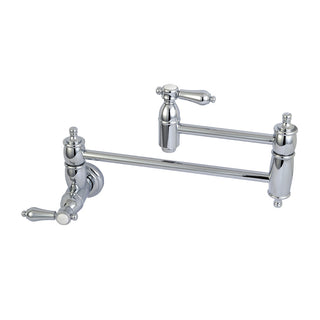 Heirloom Pot Filler Faucet in Polished Chrome