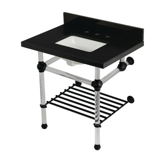 Templeton 30 Inch Console Sink in Black