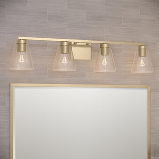 Strayhan 31" 4-Light Vanity - Modern Gold