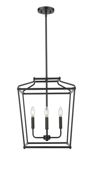 Nellita 16" Wide 4-Light Pendant - Matte Black