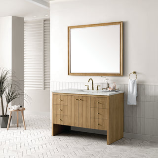 48 Inch Hudson Freestanding Vanity in Light Natural Oak / Lime Delight Top