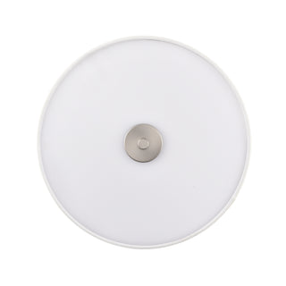 Guyten 13" Wide 2-Light Flushmount - Brushed Nickel