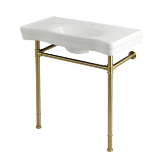Imperial 35.81 Inch Console Sink in White