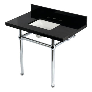 Templeton 36 Inch Console Sink in Polished Chrome