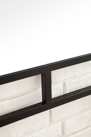 Boston 30" Rectangular Mirror, Matte Black
