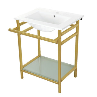 Sheridan 24 Inch Console Sink in White