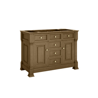 48 Inch Brookfield Freestanding Vanity in Honey Oak / Eternal Jasmine Pearl Top