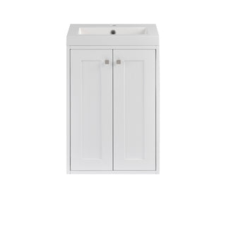 19.75 Inch Chianti Freestanding Vanity in Glossy White / White Glossy Top