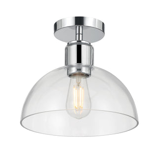 Knightsdale 10" Wide 1-Light Semi-Flush Mount