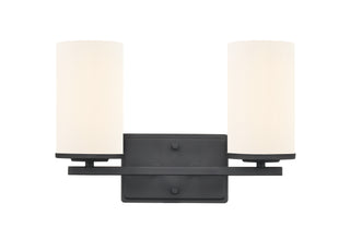 Verlana 14" 2-Light Vanity - Matte Black