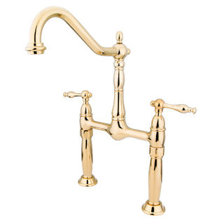 Victorian Vessel Faucet in Polished Brass