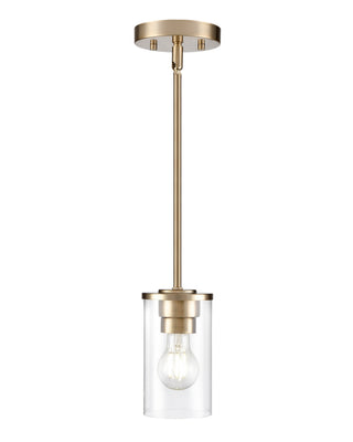 Verlana 5" Wide 1-Light Pendant - Modern Gold