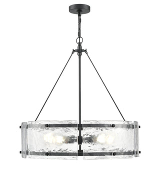 Bennetti 24.75" Wide 5-Light Chandelier - Matte Black