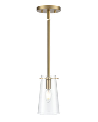 Maccan 5" Wide 1-Light Pendant - Vintage Brass