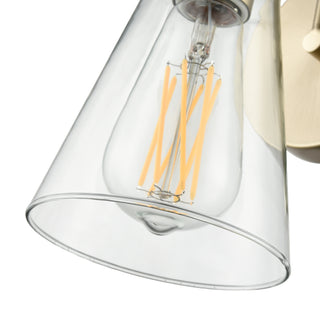 Camellia 4.75" Wide 1-Light Vanity - Modern Gold
