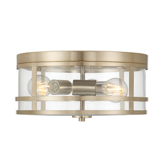 Lunden  13" Wide 3-Light Flush Mount