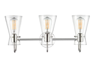 Camellia 22" Wide 3-Light Vanity - Polished Nickel