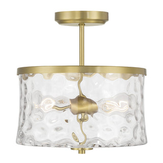 Clarvyn 12" Wide 2-Light Semi-Flush Mount