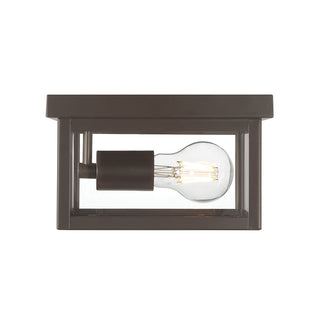 Evanton 8" Wide 1-Light Outdoor Flush Mount