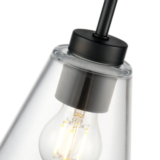 Strayhan 5.75" 1-Light Mini Pendant - Matte Black