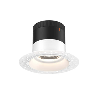 4in Modular Downlight, 5CCT, 60 degree Beam Angle, Regressed, White,Trimless