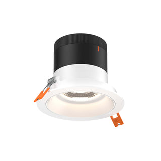 4in Modular Downlight, 5CCT, 35 degree Beam Angle, Regressed, White, White Trim
