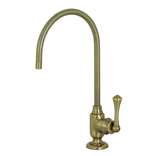 Vintage Water Filtration Faucet in Antique Brass