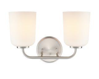 Laphia 14" Wide 2-Light Vanity - Brushed Nickel