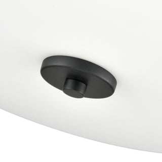 Laphia 13.25" Wide 2-Light Flushmount - Matte Black