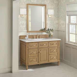 48 Inch Lorelai Freestanding Vanity in Light Natural Oak / Lime Delight Top