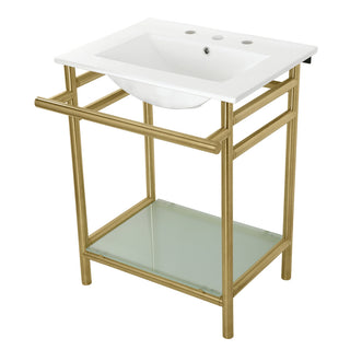 Sheridan 24 Inch Console Sink in White