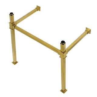 Fauceture 28 Inch Console Sink in Brushed Brass