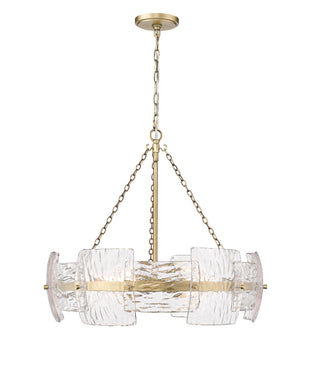 Sinclara 24.75" Wide 4-Light Pendant - Vintage Brass