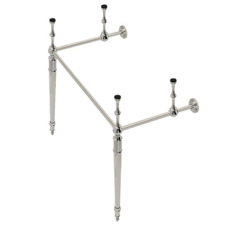Edwardian 28 Inch Console Sink in Polished Nickel