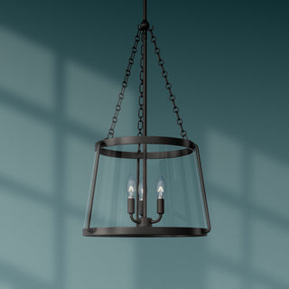 Adabella 17.75" 5-Light Pendant - Matte Black