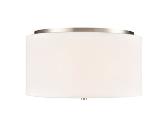 Guyten 13" Wide 2-Light Flushmount - Brushed Nickel