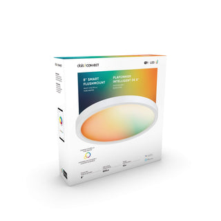 8 Inch Smart RGB+CCT Flush Mount