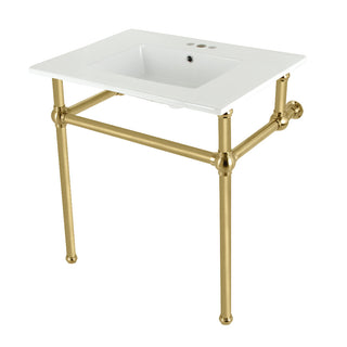 Templeton 31.13 Inch Console Sink in White
