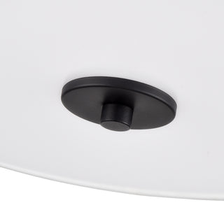 Guyten 13" Wide 2-Light Semi Flush - Matte Black