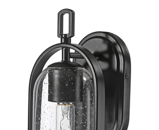 Luxio 15.25" High 1-Light Outdoor Wall Sconce - Powder Coated Black