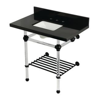 Templeton 36 Inch Console Sink in Black