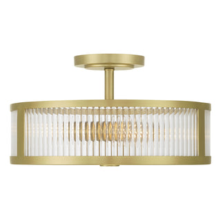 Ardezia 15.75" Wide 3-Light Semi-Flush Mount