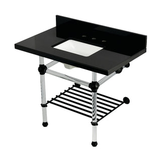 Templeton 36 Inch Console Sink in Black