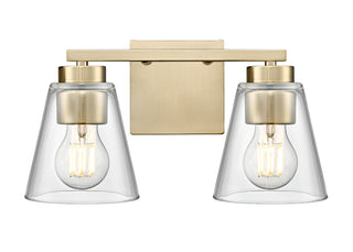 Strayhan 13" 2-Light Vanity - Modern Gold