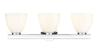 Apria 24" Wide 3-Light Vanity - Polished Chrome