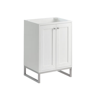 23.63 Inch Chianti Freestanding Vanity in Glossy White / White Glossy Top