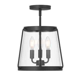 Adabella 12.25" Wide 3-Light Semi-Flush Mount
