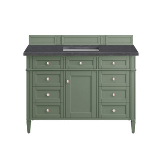 48 Inch Brittany Freestanding Vanity in Smokey Celadon / Charcoal Soapstone Top