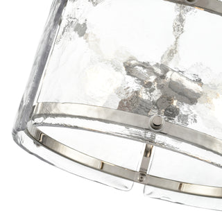 Bennetti 14.5" Wide 2-Light Semi Flush - Polished Nickel