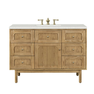 48 Inch Laurent Dual Mount Vanity in Light Natural Oak / Lime Delight Top